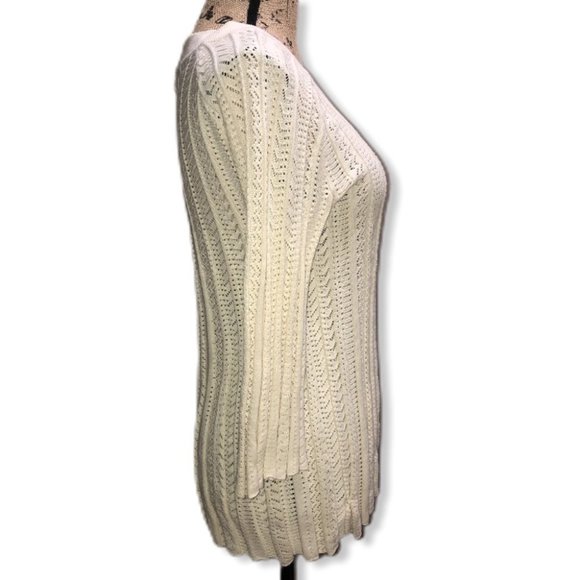 {Philosophy} Scoop Open Knit Sweater - Picture 2 of 4